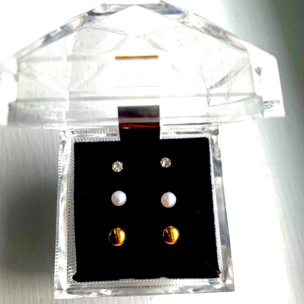 New Stud earring Set of 3